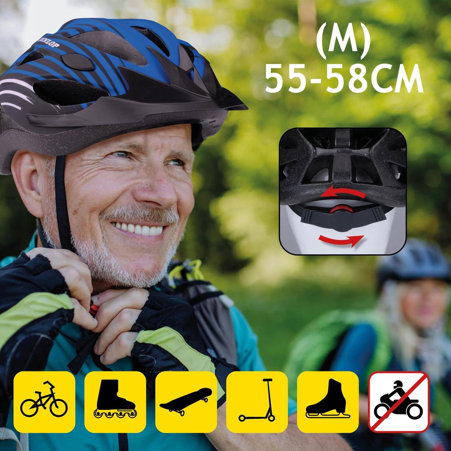 Casco de bicicleta Dunlop talla m