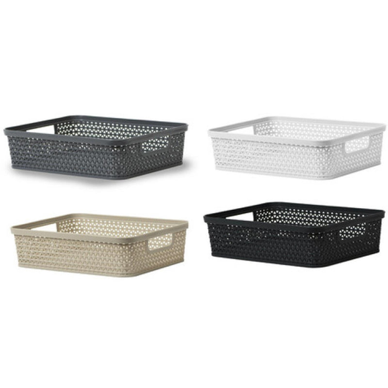 Cesta Lifetime plastico 36x30x8cm