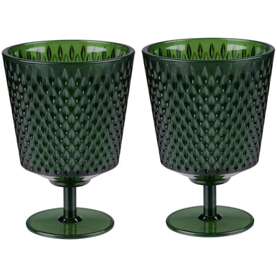 Set bicchieri vino Alpina 2 pezzi 200ml plastica