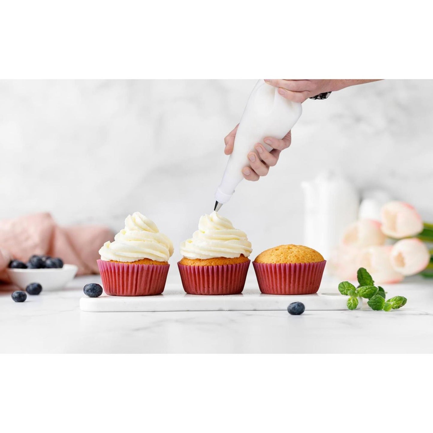 Manga pastelera Alpina con 8 boquillas pasteleras