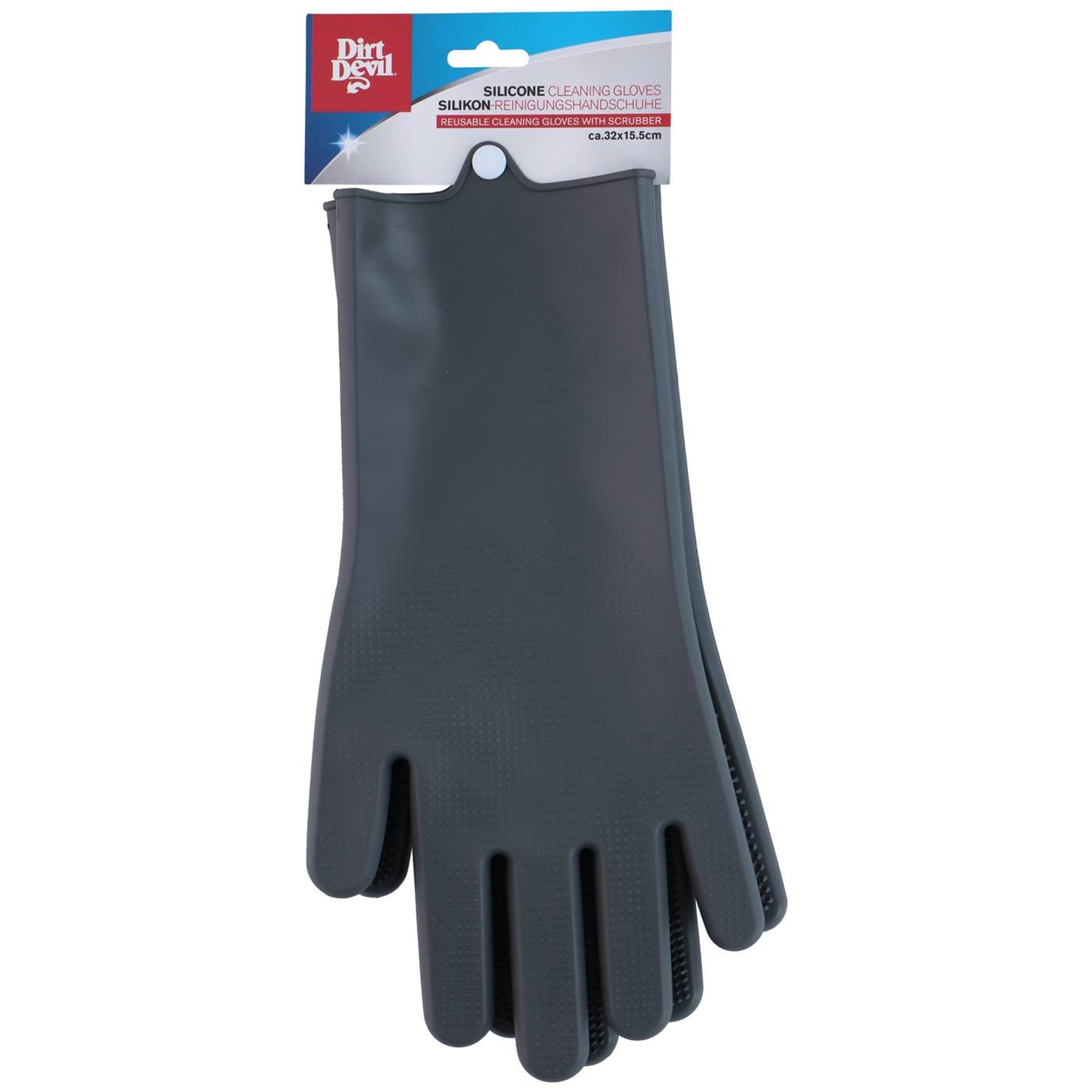 Guanti per pulizia Dirt Devil in silicone grigio