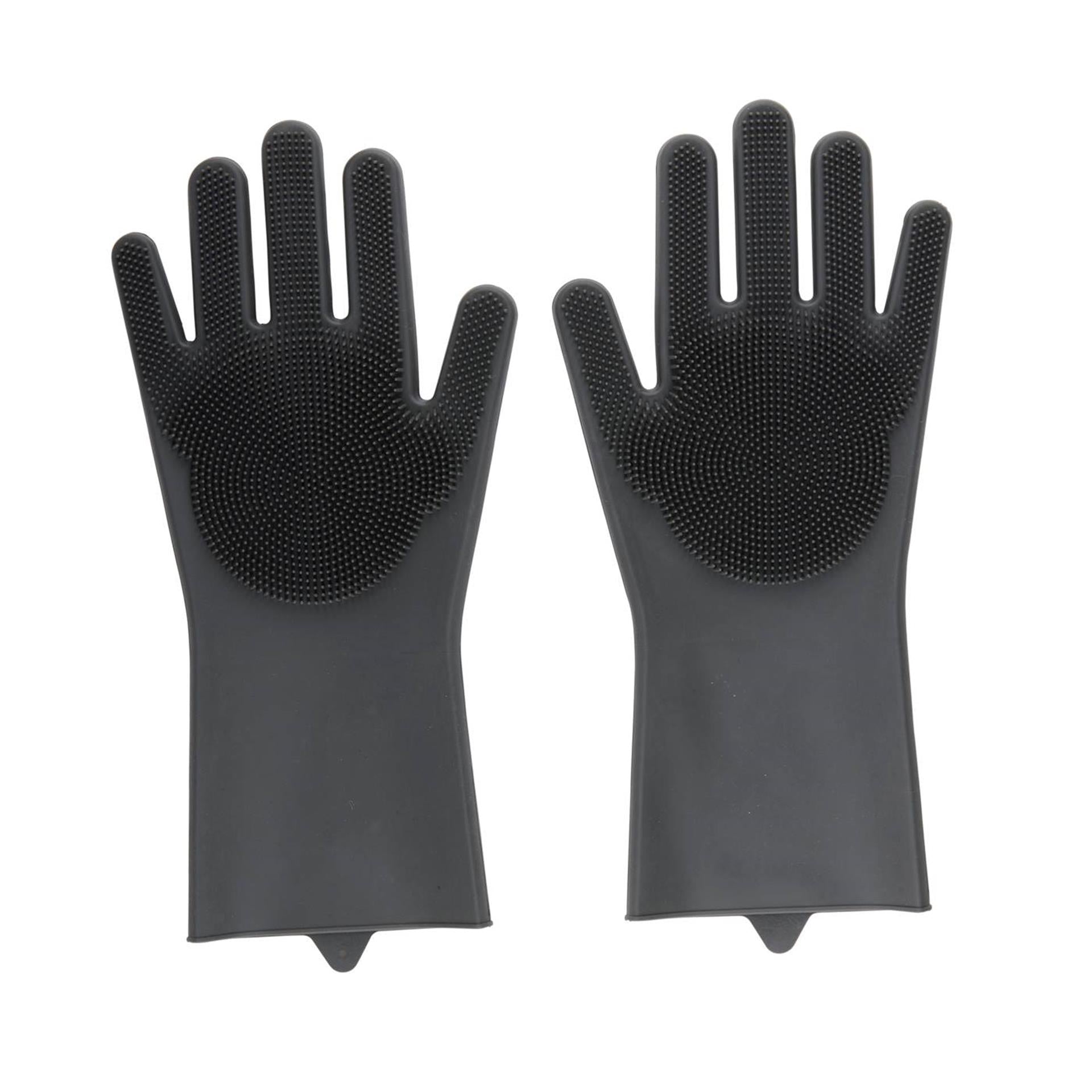 Guanti per pulizia Dirt Devil in silicone grigio