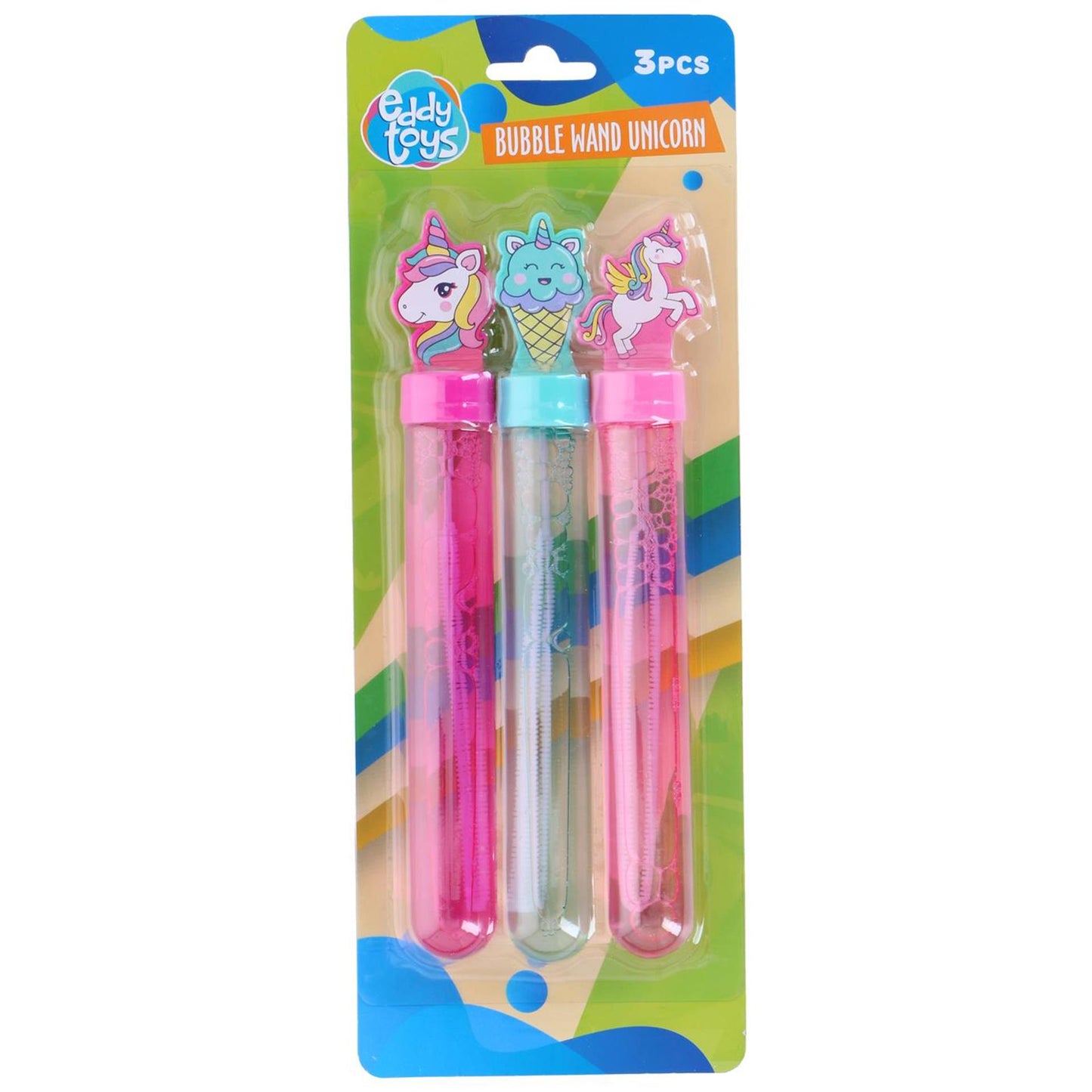 Unicorno che soffia bolle da 59 ml, set di 3 pezzi
