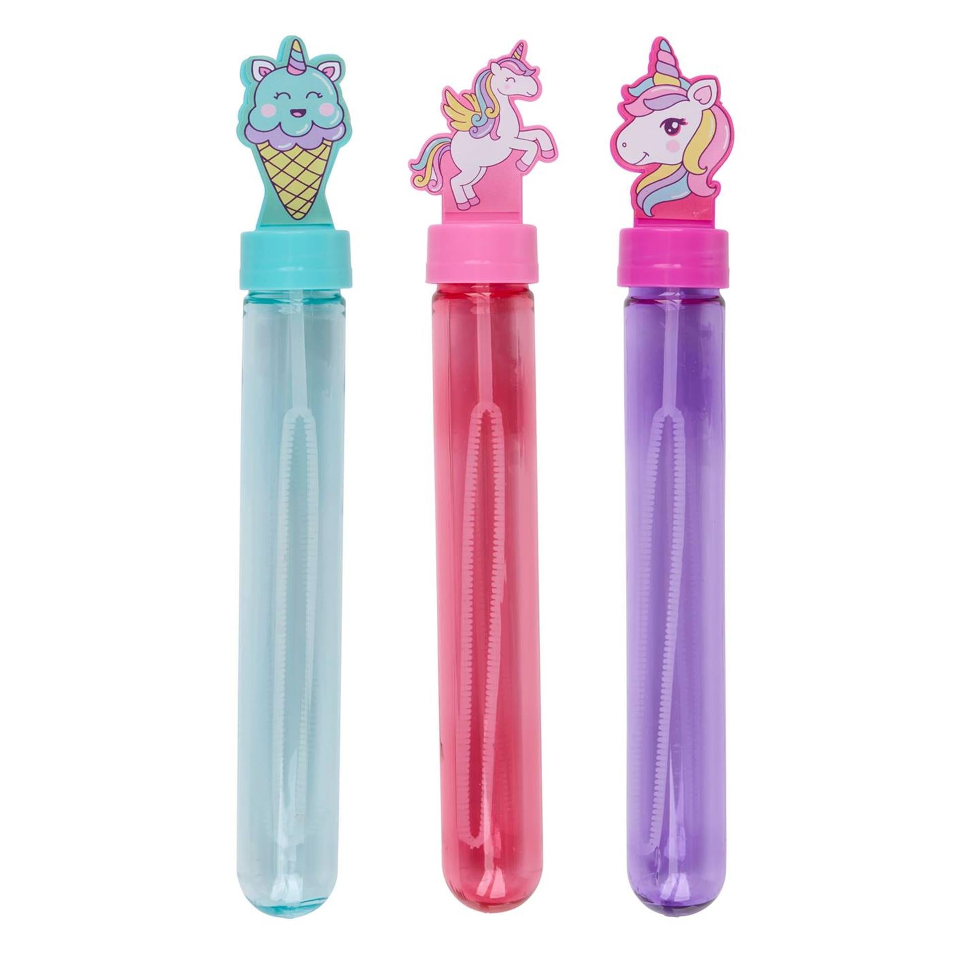 Unicornio soplador de burbujas 59ml set de 3 piezas