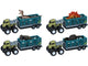 Eddy giocattoli camion con rimorchio e dinosauro 26x9x9 cm