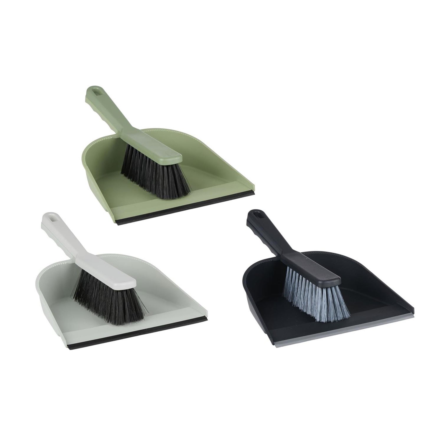 Juego de recogedor y recogedor de plástico