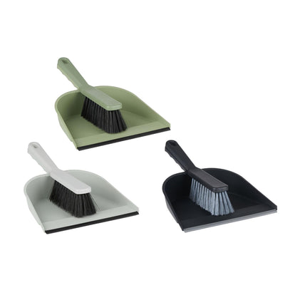 Juego de recogedor y recogedor de plástico