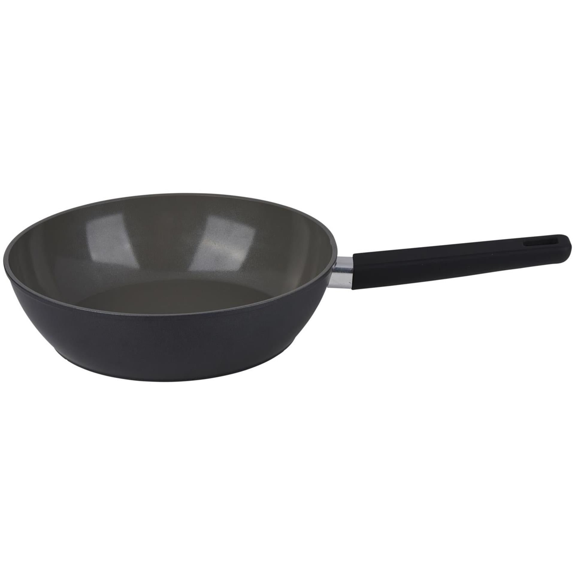 Alpina wokpan ø28 cm - keramische pan voor inductie - pfas vrij - antiaanbaklaag