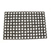 Hamat rubberen deurmat domino ring 40x60 cm zwart
