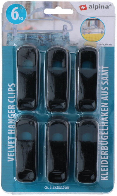 Alpina 6 knijpers voor kleerhangers