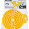 Embudo Dunlop plegable ø9x10cm amarillo