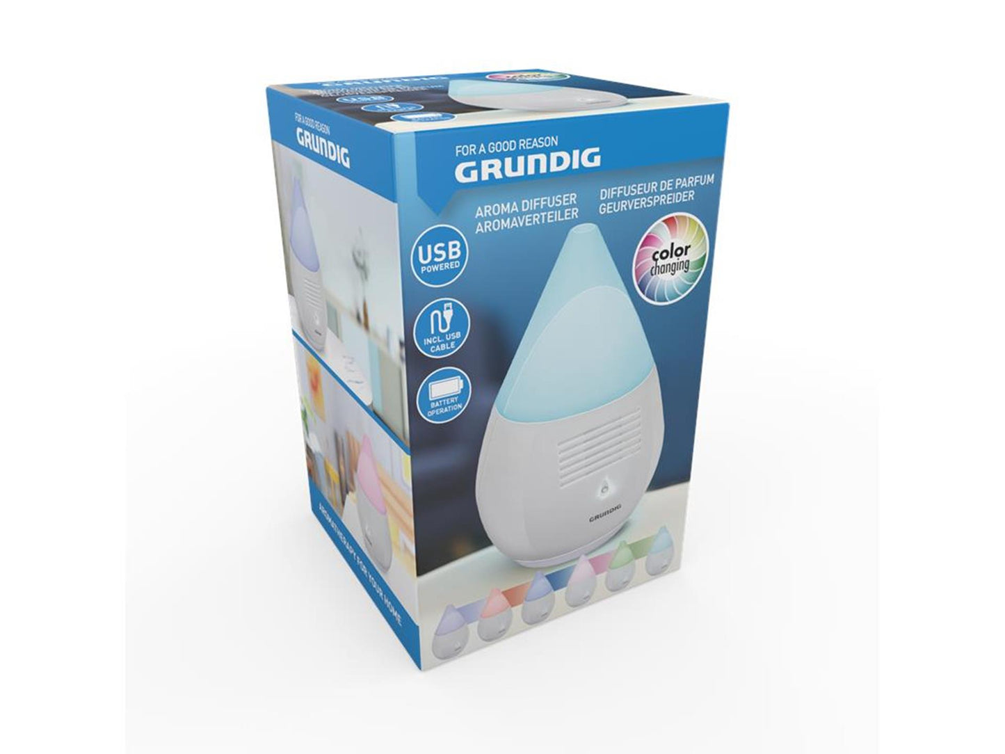 Cambia colore del diffusore di aromi Grundig