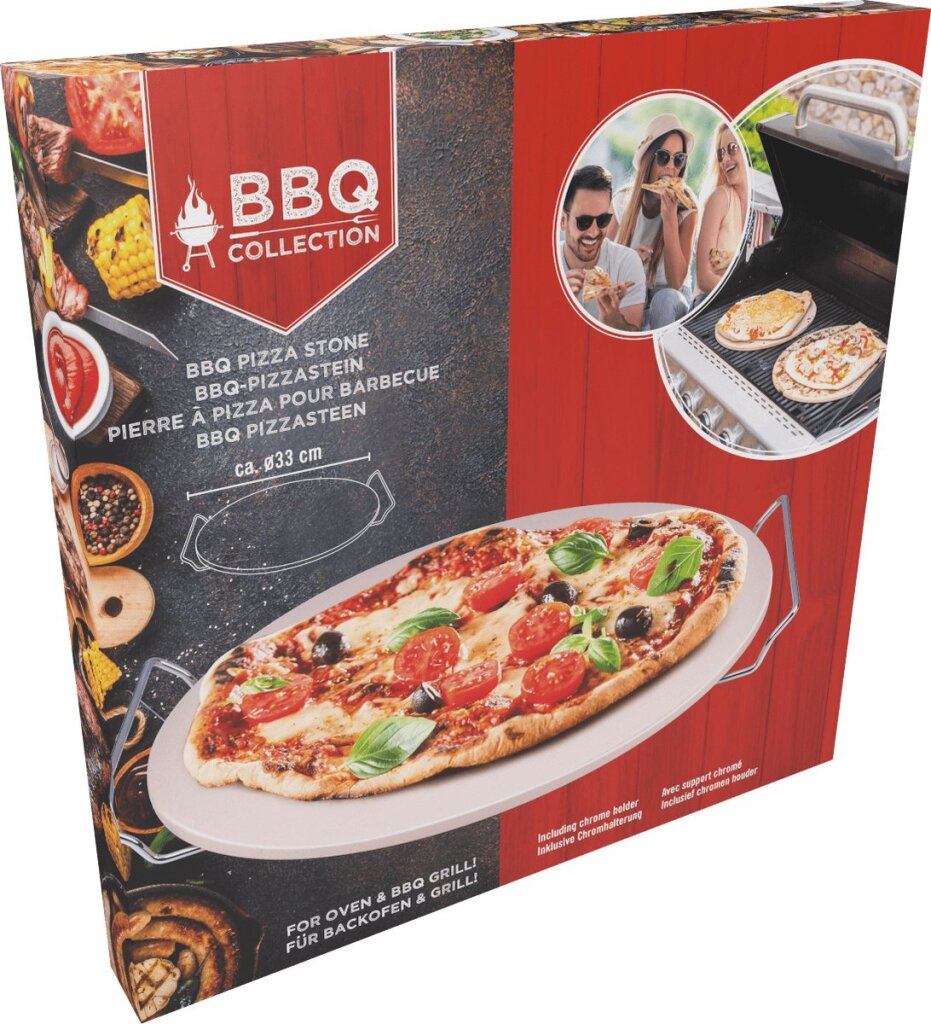 Bbq collection ovensteen bak pizza, brood en toast ?33cm