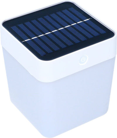 Grundig Grundig Lámpara Iluminación de jardín sobre energía solar Naranja blanca Blue verde Luz de hasta 8 horas de luz
