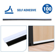 Kinzo tochtstrip borstel wit 100x3,7cm - afbeelding 2