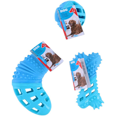 Juguete para perros para tratamiento de mascotas 18x11x5cm azul