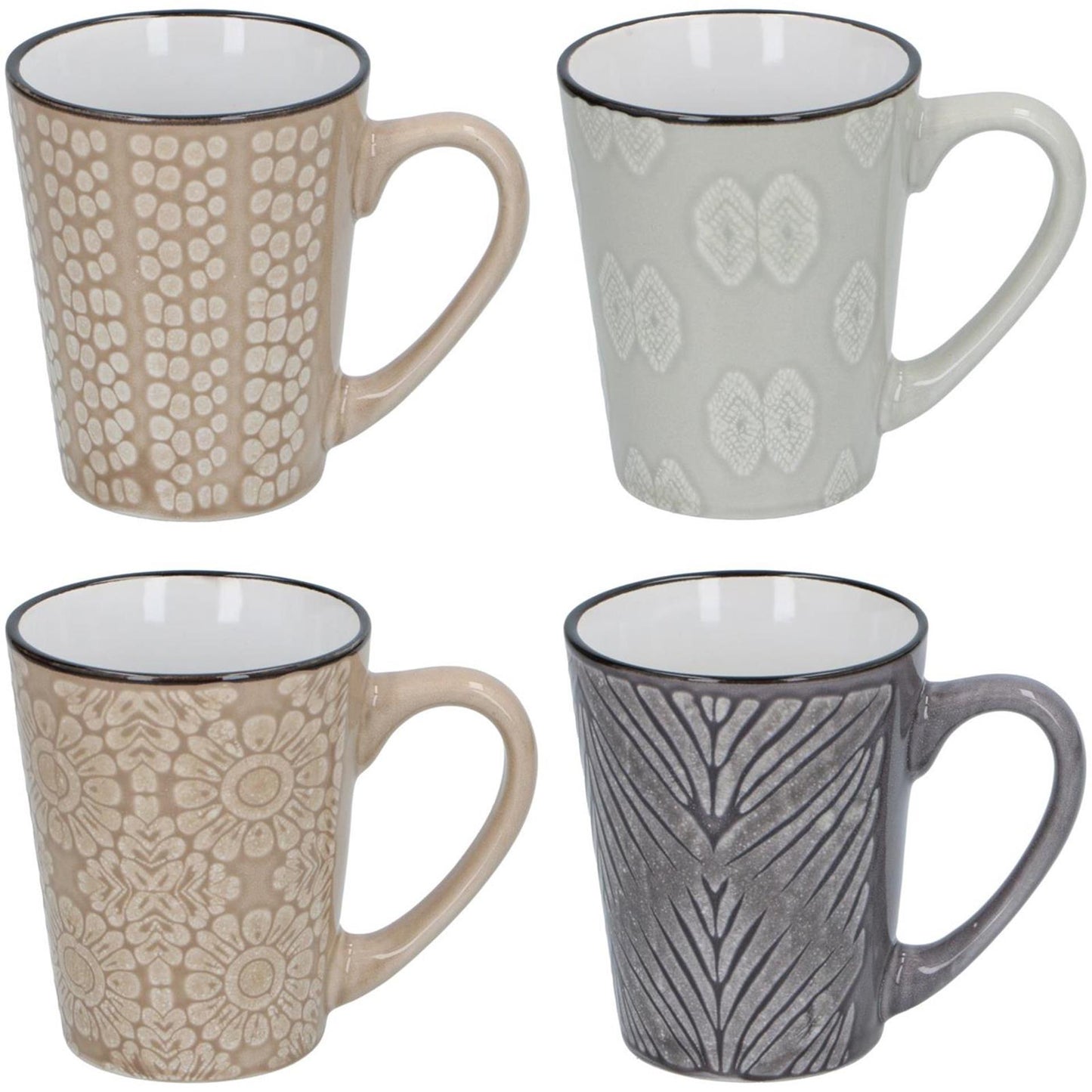 Taza esmalte reactivo 350ml ø9,5xh10,5cm