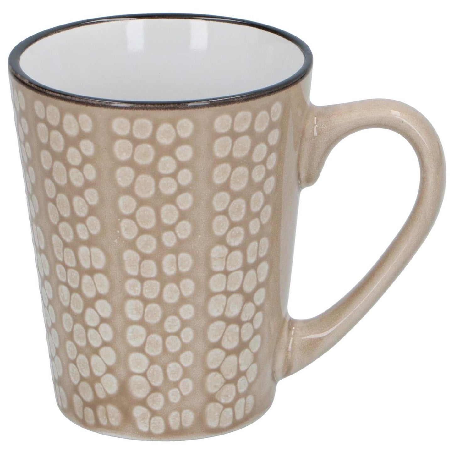 Taza esmalte reactivo 350ml ø9,5xh10,5cm