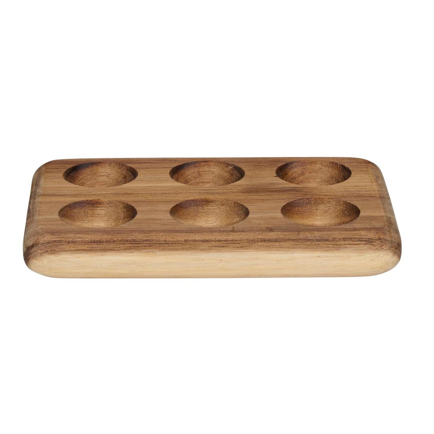 Huevera de madera Alpina para 6 huevos