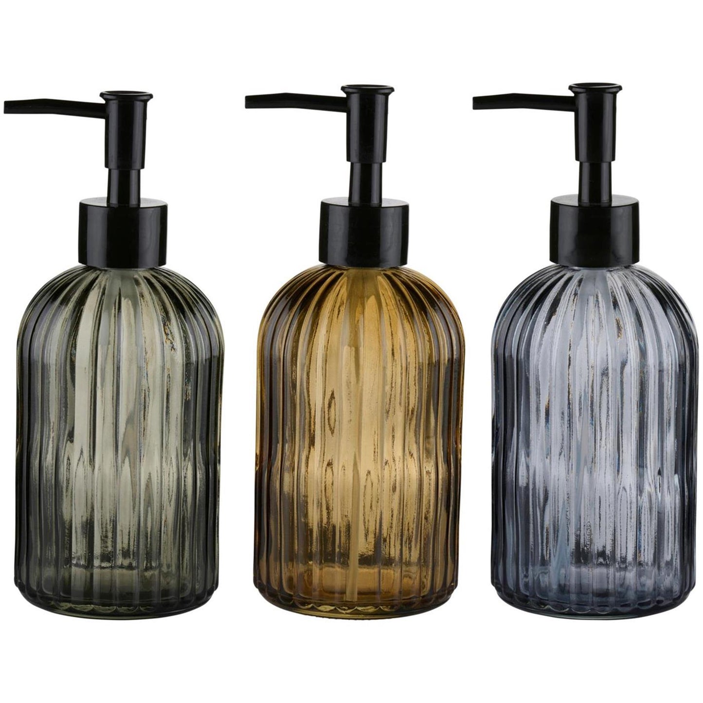 Touch of beauty bomba de jabón cristal rayado ø7,5xh19cm