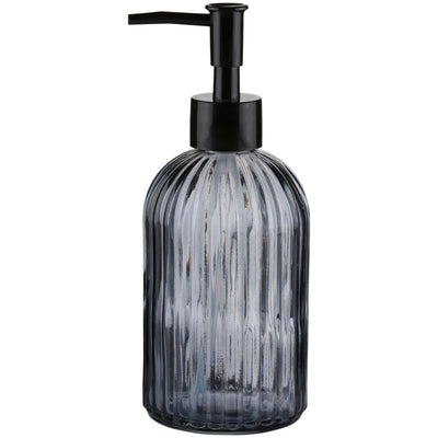 Touch of beauty bomba de jabón cristal rayado ø7,5xh19cm