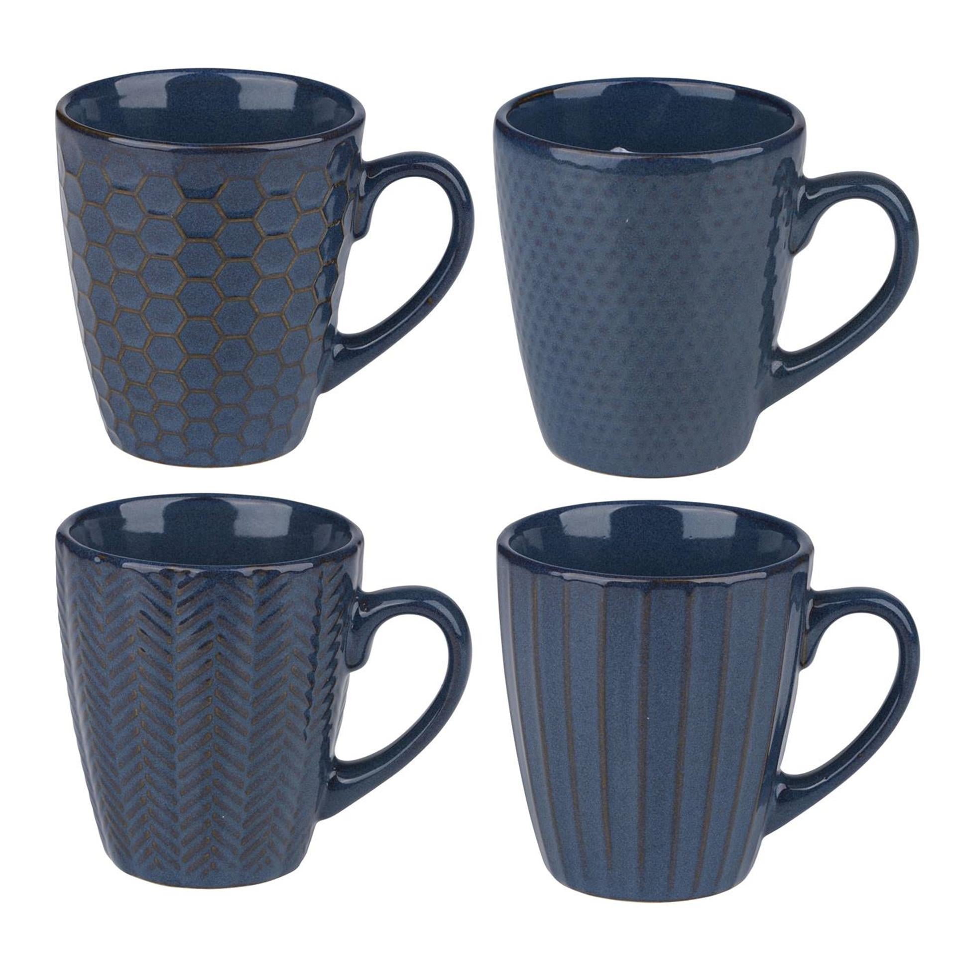 Taza de loza azul 200ml