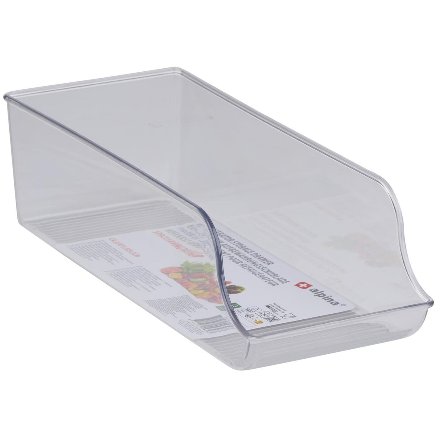 Caja de almacenamiento para frigorífico Alpina 35x13,5x9,5cm