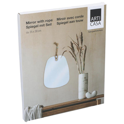 Espejo de pared Articasa con cuerda 30x25cm
