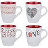 Taza Alpina corazones 350ml