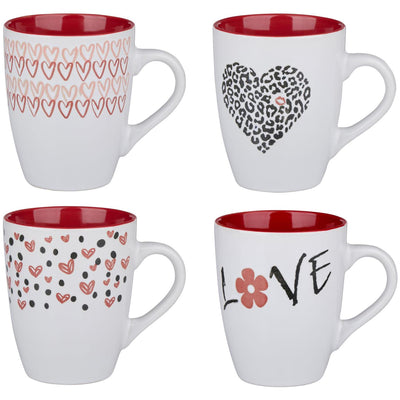 Taza Alpina corazones 350ml