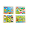 Puzzle animales de madera 9pzs 30x22x1,5cm