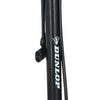 Dunlop fietspomp staand met extra ventielen zwart
