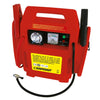Aiuto di partenza Carpoint e compressore d'aria 12 V 17 AH ROSSO