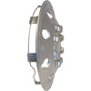 Carpoint wieldoppenset bolvormig 38 cm chroomkleurig