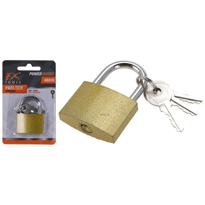 FX Tools FX Tools Metal padlock with 3 keys 40 mm