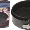 Teglie Springform La Cucina con rivestimento antiaderente nero 24 26 cm