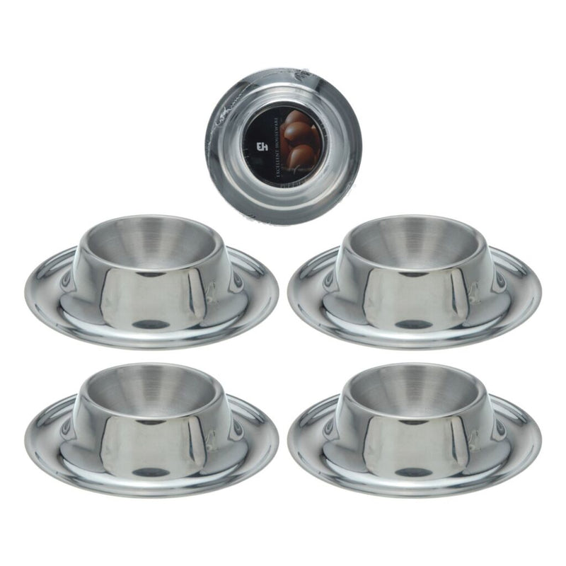 Excellent houseware eierdopset 4-delig rvs
