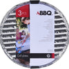 Bbq barbecue grillschalen rond 35 cm 3 stuks