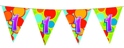 Haza witbaard vlaggenlijn 1 jaar, 10mtr.