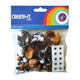 Create Crea Creak It Animal Mix Pomponm + Eyes 75 Pieces