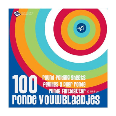 Haza hojas plegables redondas ø15,5cm 100 hojas