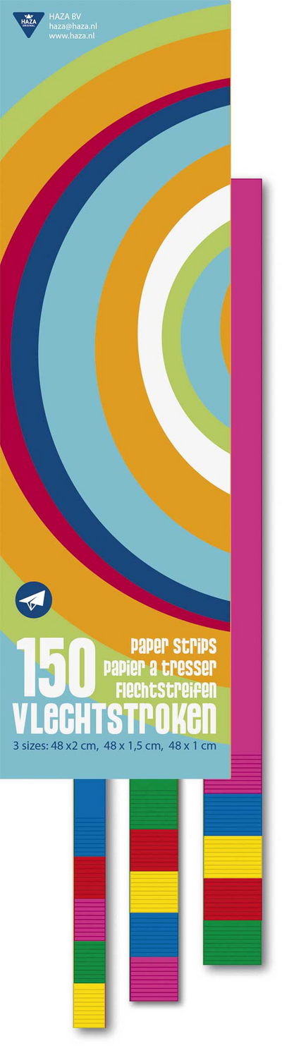 Haza Haza paper braid strips 48 cm 150 pieces