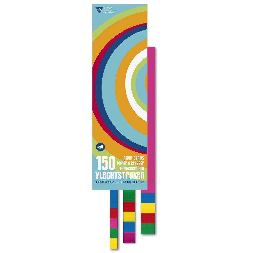 Tiras de trenza de papel de HazA Haza 48 cm 150 piezas