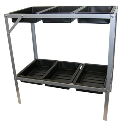 Nature Nature Potting Tabella 77x40x77 cm Acciaio zincato