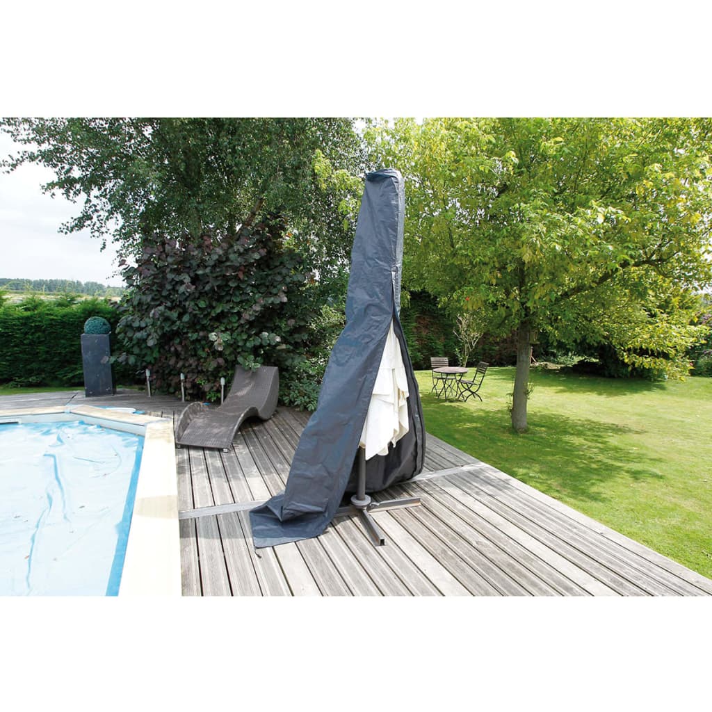 Nature tuinmeubelafdekhoes voor staande parasol (klein) afdekking (grijs, 6030616)