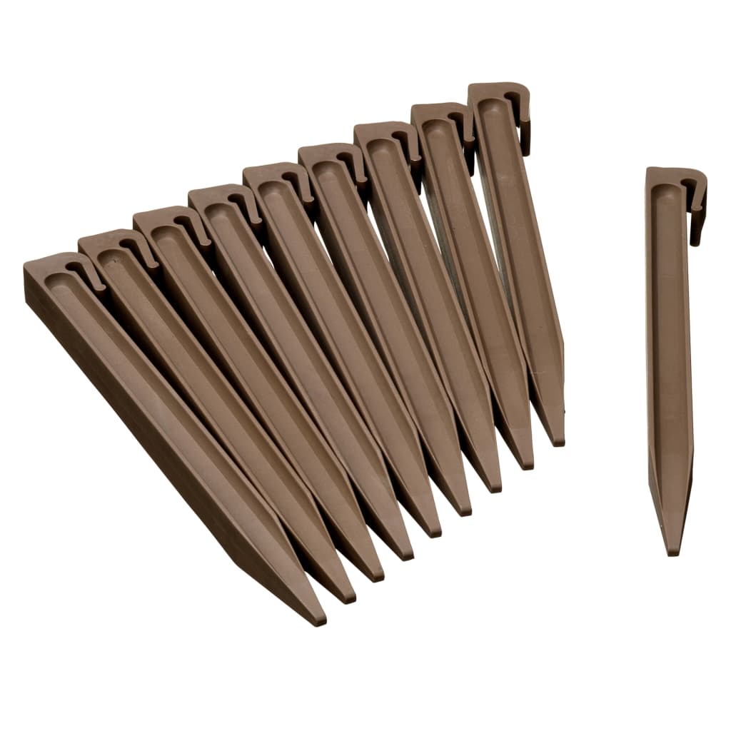 Paletti da giardino Nature Nature 10 pz tortora