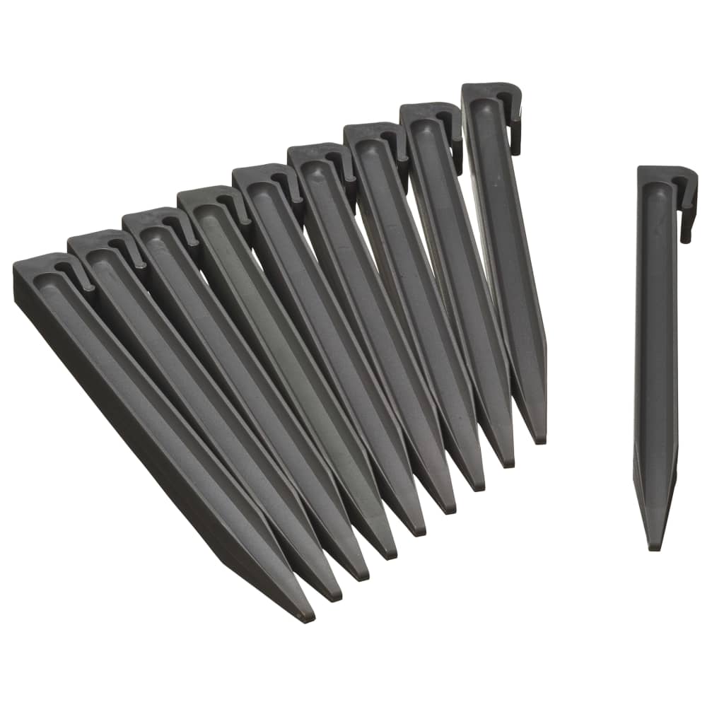 Nature Nature picchetti da terra per giardino 10 pz grigio