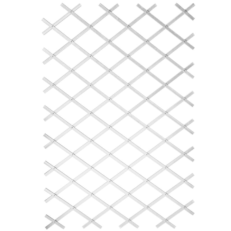 Nature tuinlatwerk 100x200 cm pvc wit 6040703