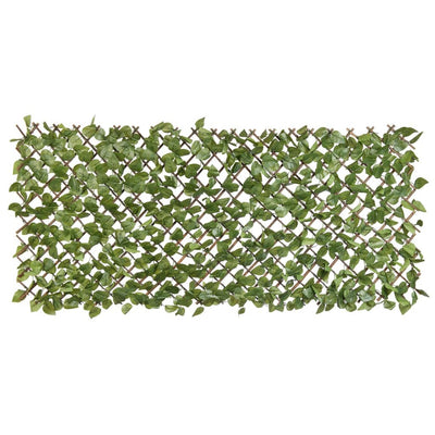 Nature tuinlatwerk met laurier groene bladeren 90x180 cm
