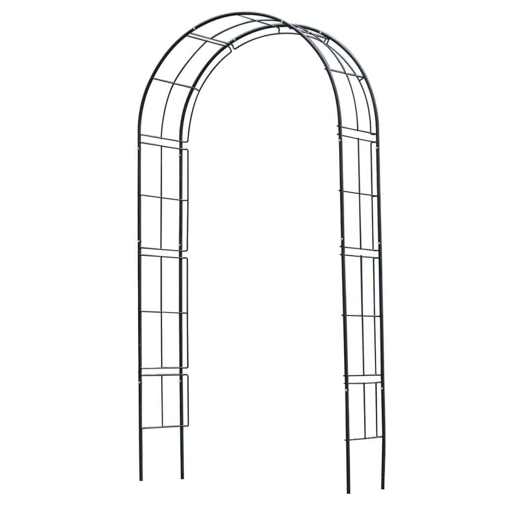 Nature Nature Garden Arch 229x38x113 CM Metal Black
